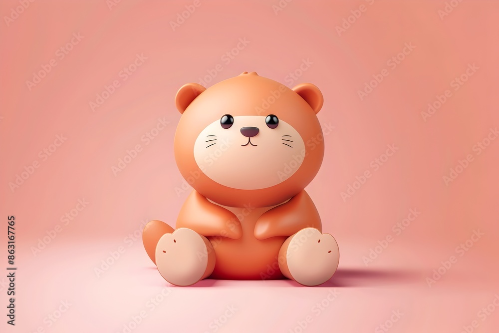Minimalist Cute Animal Logo with Adorable Graphical Features Minimalist Cute Animal Logo with Adorable Graphical Features