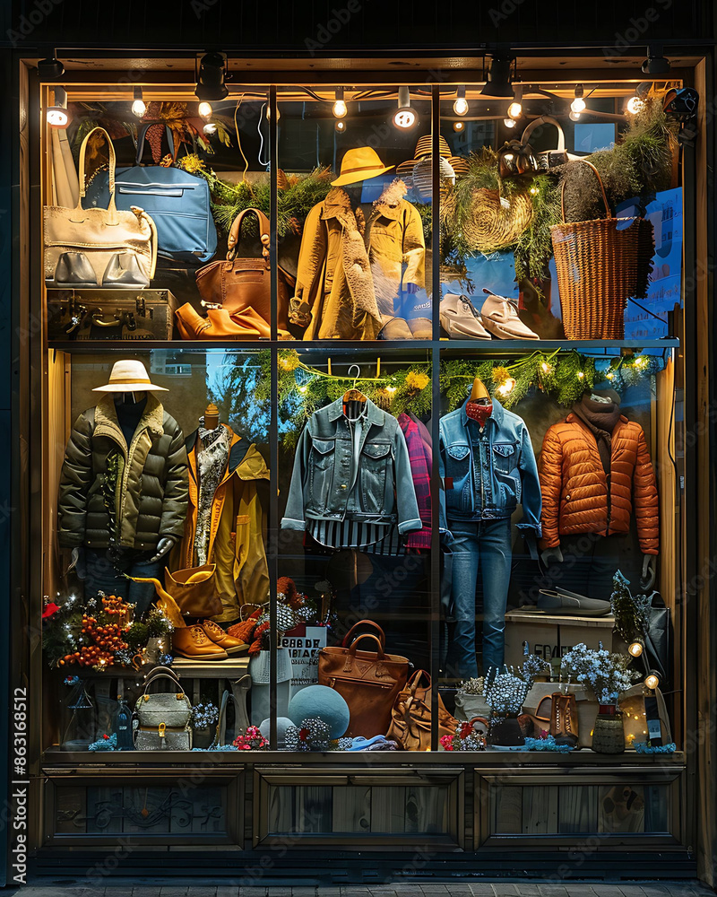 Sustainable concepts: second-hand store facade Sustainable concepts: second-hand store facade