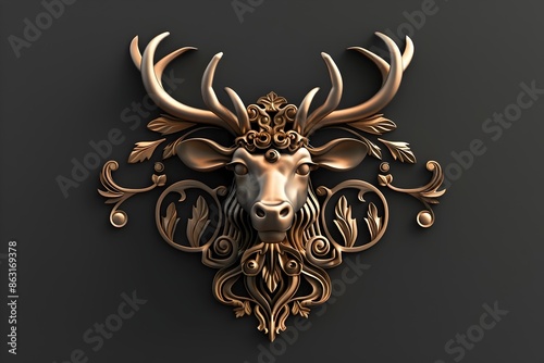 Intricate Majestic Animal Logo for Premium Brand Identity