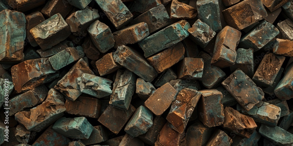Rusty Metal Pile Close Up Rusty Metal Pile Close Up