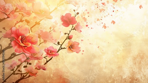 floral wallpaper background