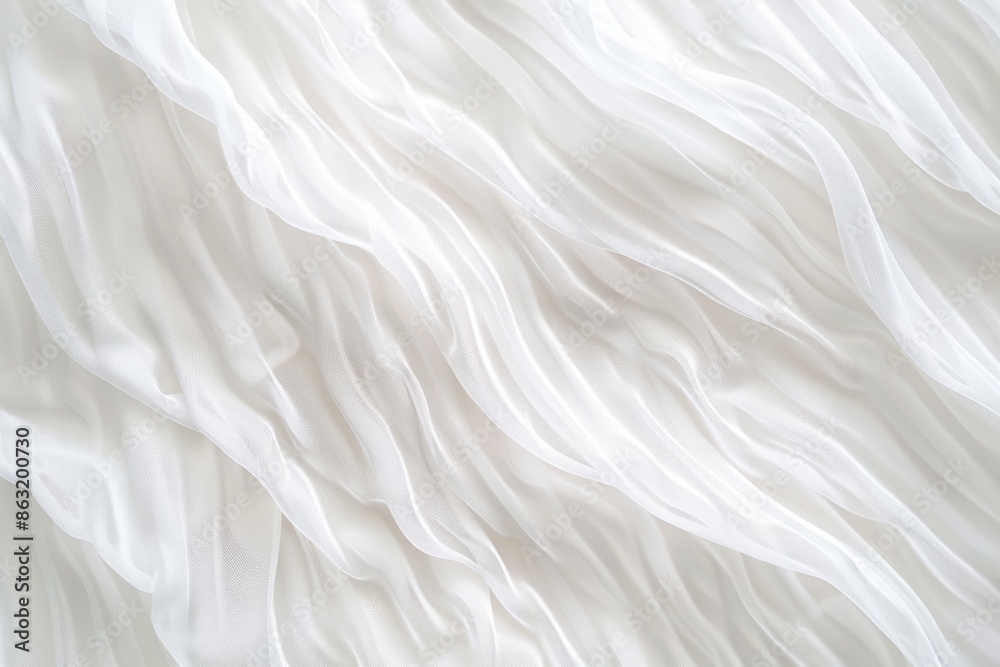 White Fabric Close Up