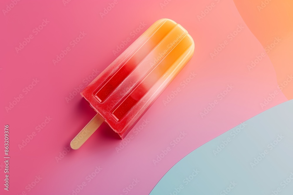 Modern Gourmet Popsicle Packaging Design - Vibrant Minimalist Graphics for Eye-Catching Appeal Modern Gourmet Popsicle Packaging Design - Vibrant Minimalist Graphics for Eye-Catching Appeal