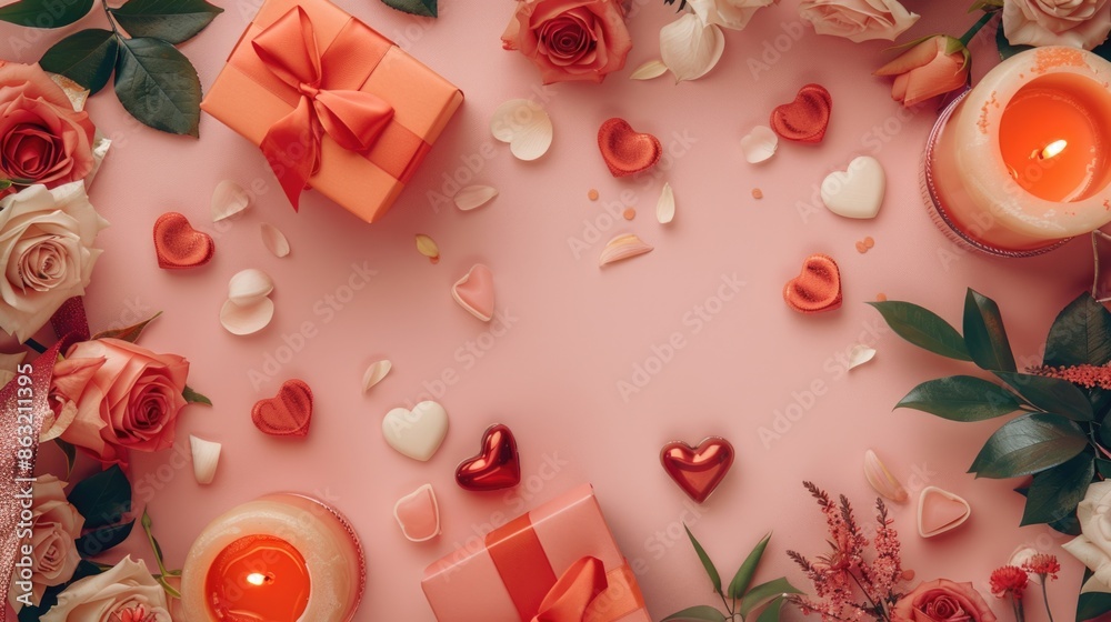 Pink Romantic Background Pink Romantic Background