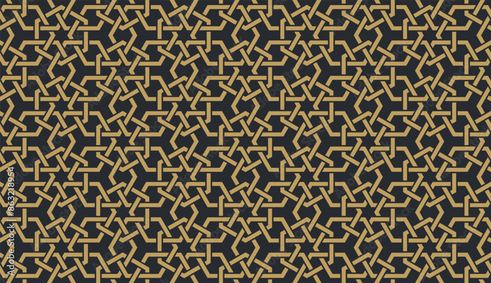 Seamless geometric pattern in authentic arabian style. Seamless geometric pattern in authentic arabian style.