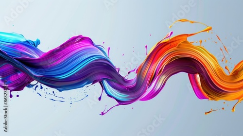 Paint Wave Background © Alexandr