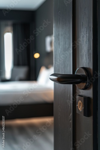 yacht, bedroom entry, door hilt