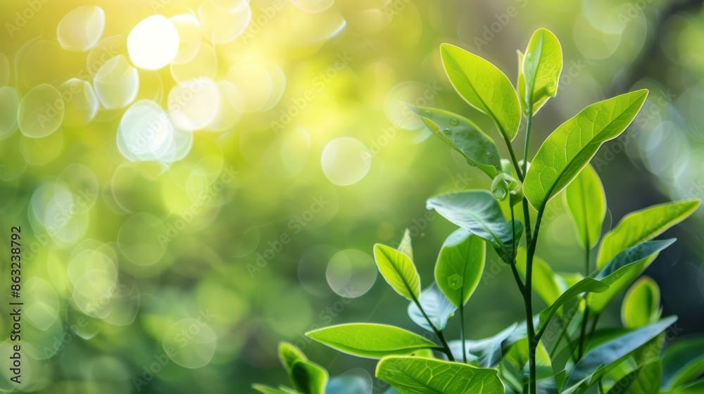 Fresh Green Leaves in Sunlight - Close-up of vibrant green leaves basking in warm sunlight with a bokeh background, capturing the essence of spring. Fresh Green Leaves in Sunlight - Close-up of vibrant green leaves basking in warm sunlight with a bokeh background, capturing the essence of spring.