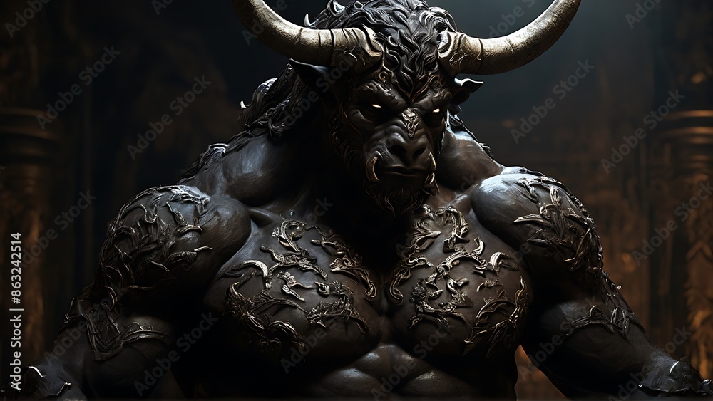 The Imposing Shadow of a Mysterious Minotaur The Imposing Shadow of a Mysterious Minotaur