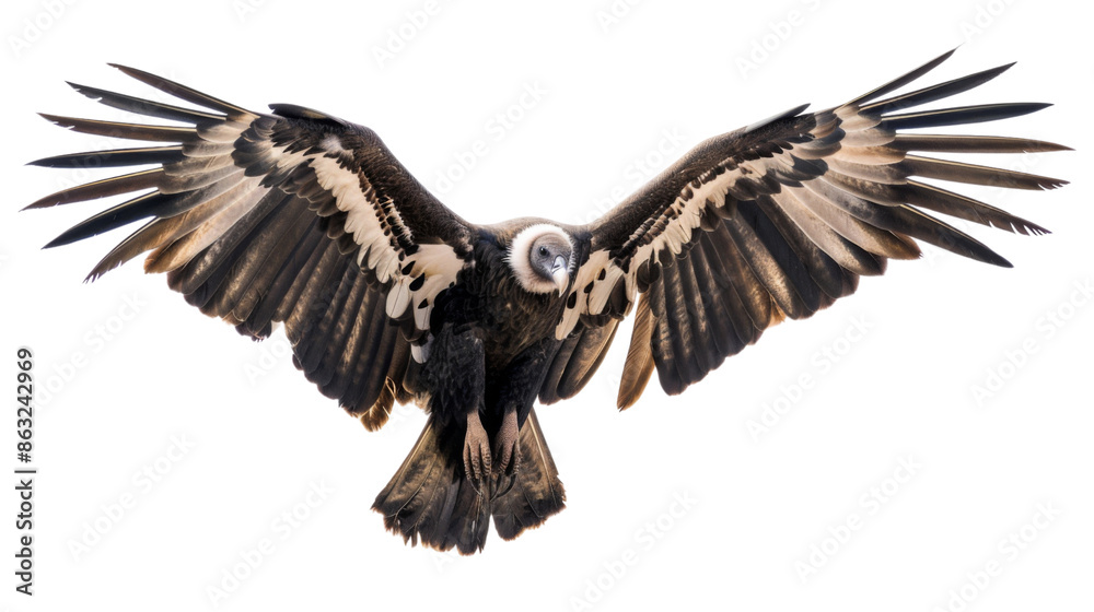 Fototapeta premium Vulture bird on transparent background