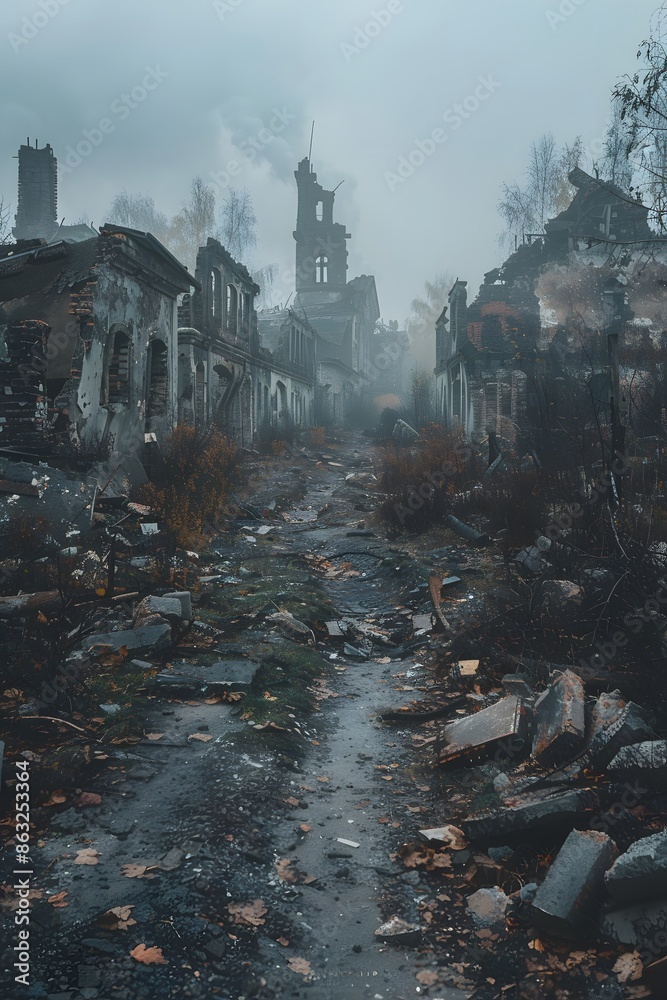 The ruins of cities hit by missiles in war can symbolize the violence and loss of international warfare. This image can be used to raise awareness of the effects of war and support calls for peace. The ruins of cities hit by missiles in war can symbolize the violence and loss of international warfare. This image can be used to raise awareness of the effects of war and support calls for peace.