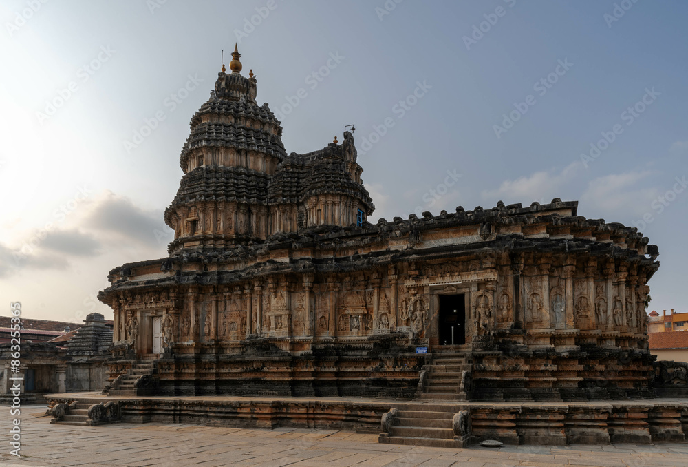 Naklejka premium One of the most sacred and important centers of Hindu pilgrimage is Sringeri. India.