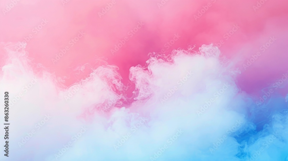 Abstract dreamy sky with soft pink, white, and blue clouds. Perfect for backgrounds or design elements. Abstract dreamy sky with soft pink, white, and blue clouds. Perfect for backgrounds or design elements.