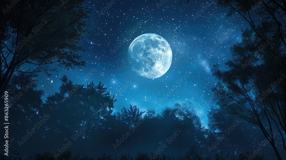 Naklejka premium Shining Bright in the Night Nighttime Activities Just Like Daytime