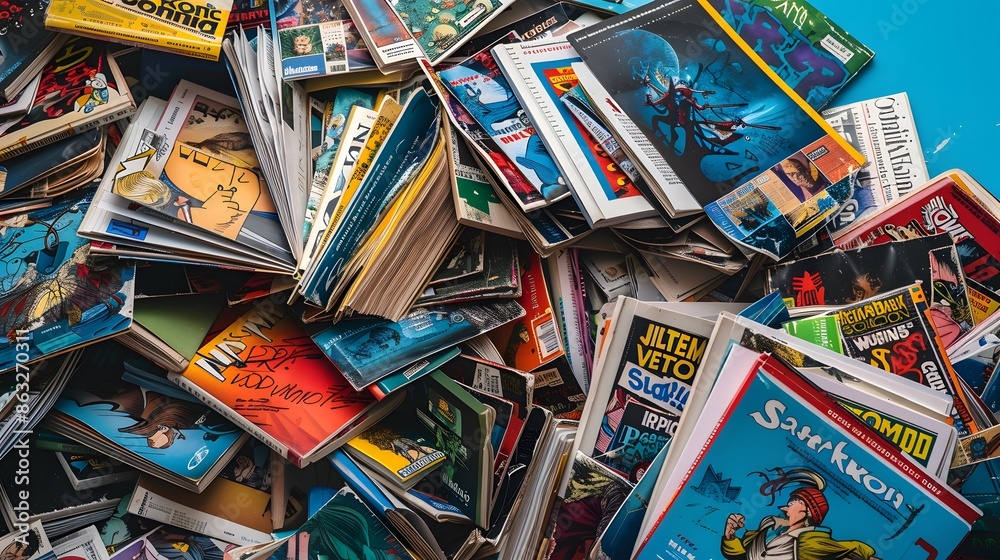 Fototapeta premium bookstack concept