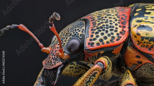 Lamia textor Weaver beetle photo