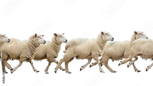 Sheep on transparent background 