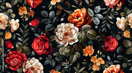 floral wallpaper background