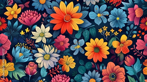 floral wallpaper background