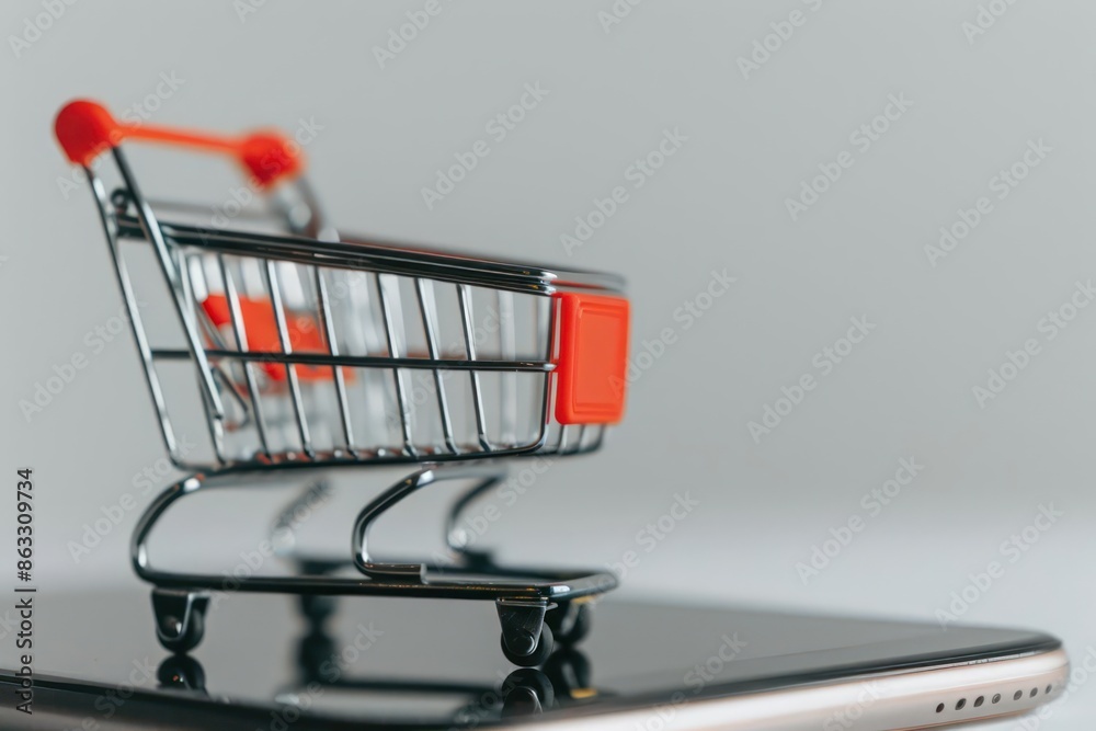 Highdefinition shot of a smart device showing realtime ecommerce sales, with room for text Highdefinition shot of a smart device showing realtime ecommerce sales, with room for text
