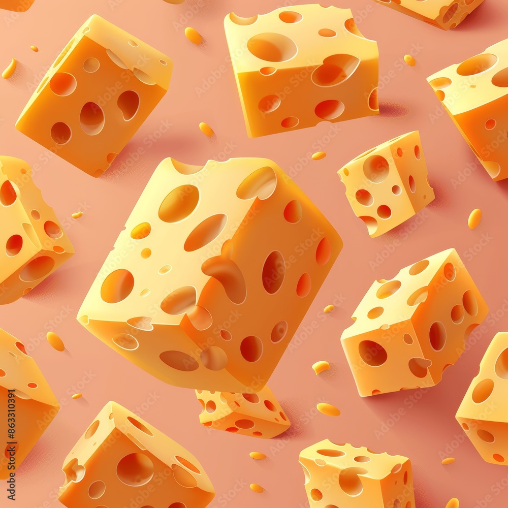 3D Food Picture Reference. Motion Picture of Cheese Photoshoot 3D Food Picture Reference. Motion Picture of Cheese Photoshoot