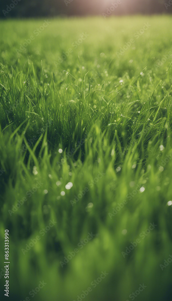 Spring summer background with frame of grass and leaves on nature Juicy lush green grass on meadow i Spring summer background with frame of grass and leaves on nature Juicy lush green grass on meadow i