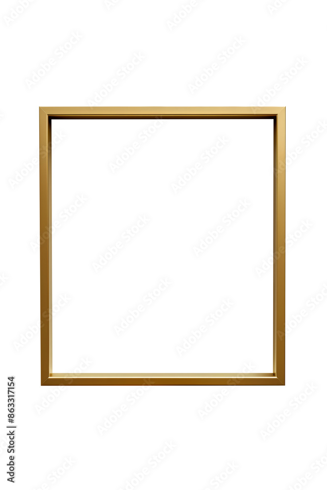 Classic gilded vertical picture frame, 3d golden rectangular frame for photo, png with transparent background Classic gilded vertical picture frame, 3d golden rectangular frame for photo, png with transparent background