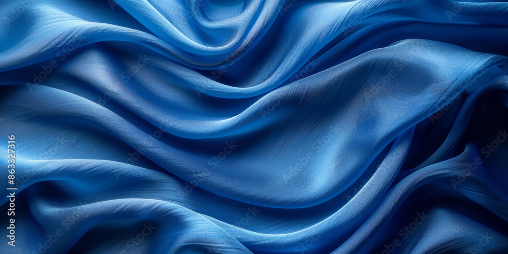 Fototapeta premium background textile Pattern Texture Wave Color Luxury Sexy Fabric Industry Silk Cloth Linen Passion Satin Material Bedding Smooth Backdrop Threads Pure Clean Clear Curtains 