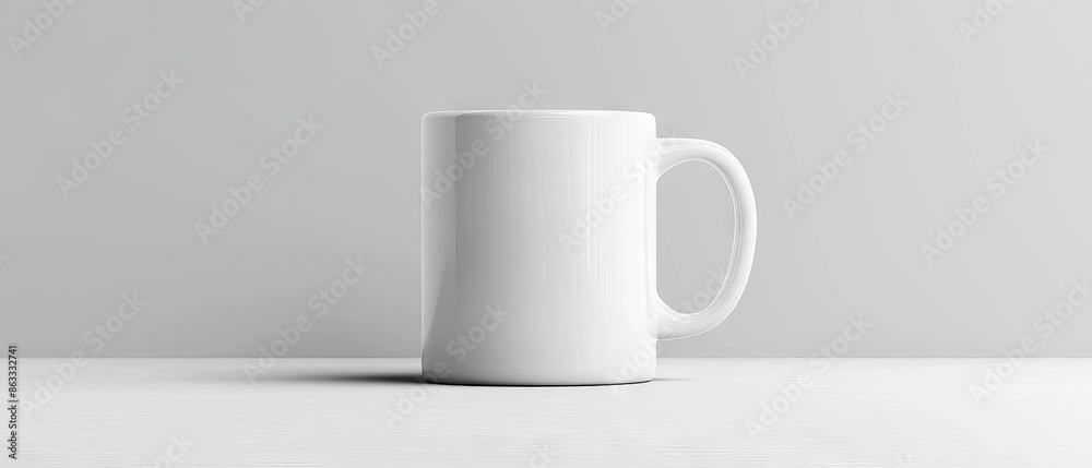 Mockup Display Reference. A White Mug with Copy Space Mockup Display Reference. A White Mug with Copy Space