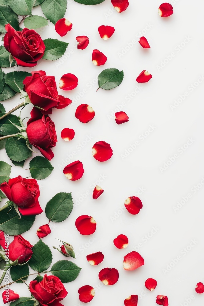 Romantic valentine s day banner with space for personalized message visually stunning design Romantic valentine s day banner with space for personalized message visually stunning design