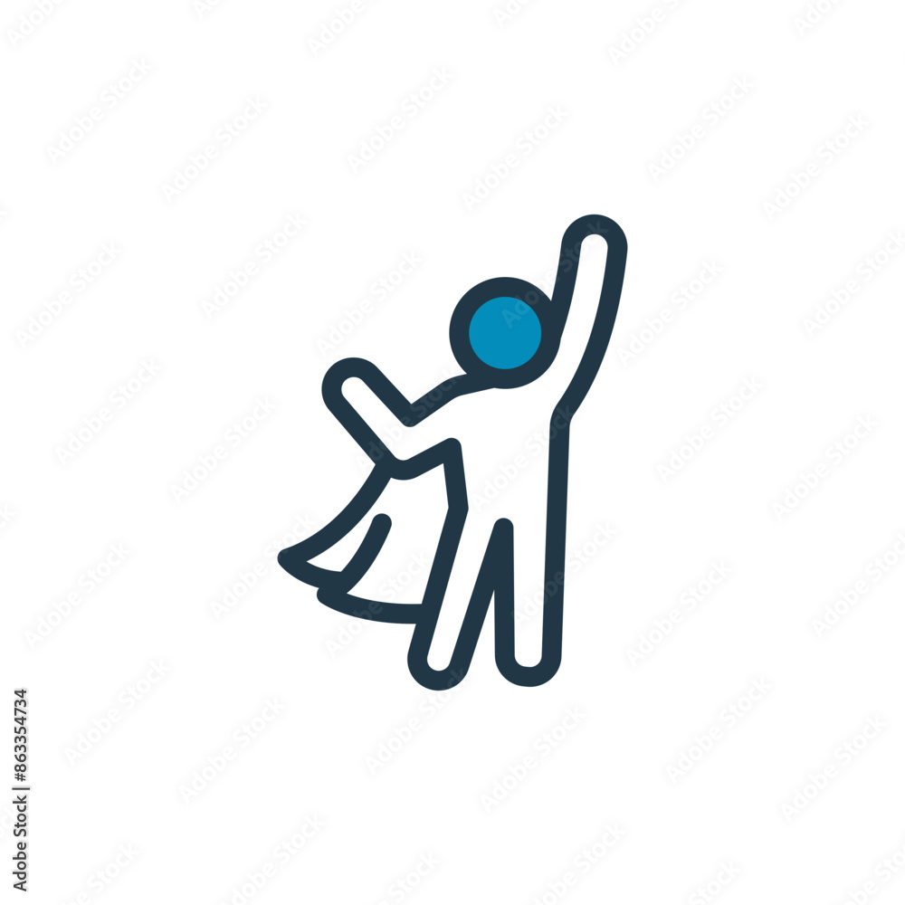 SuperPower Man Icon | SuperMan Icon | Powerful Man Icon | Super Power Icon | SuperPower Man Icon | Line Art Icon | Semi Filled Style SuperPower Man Icon | SuperMan Icon | Powerful Man Icon | Super Power Icon | SuperPower Man Icon | Line Art Icon | Semi Filled Style