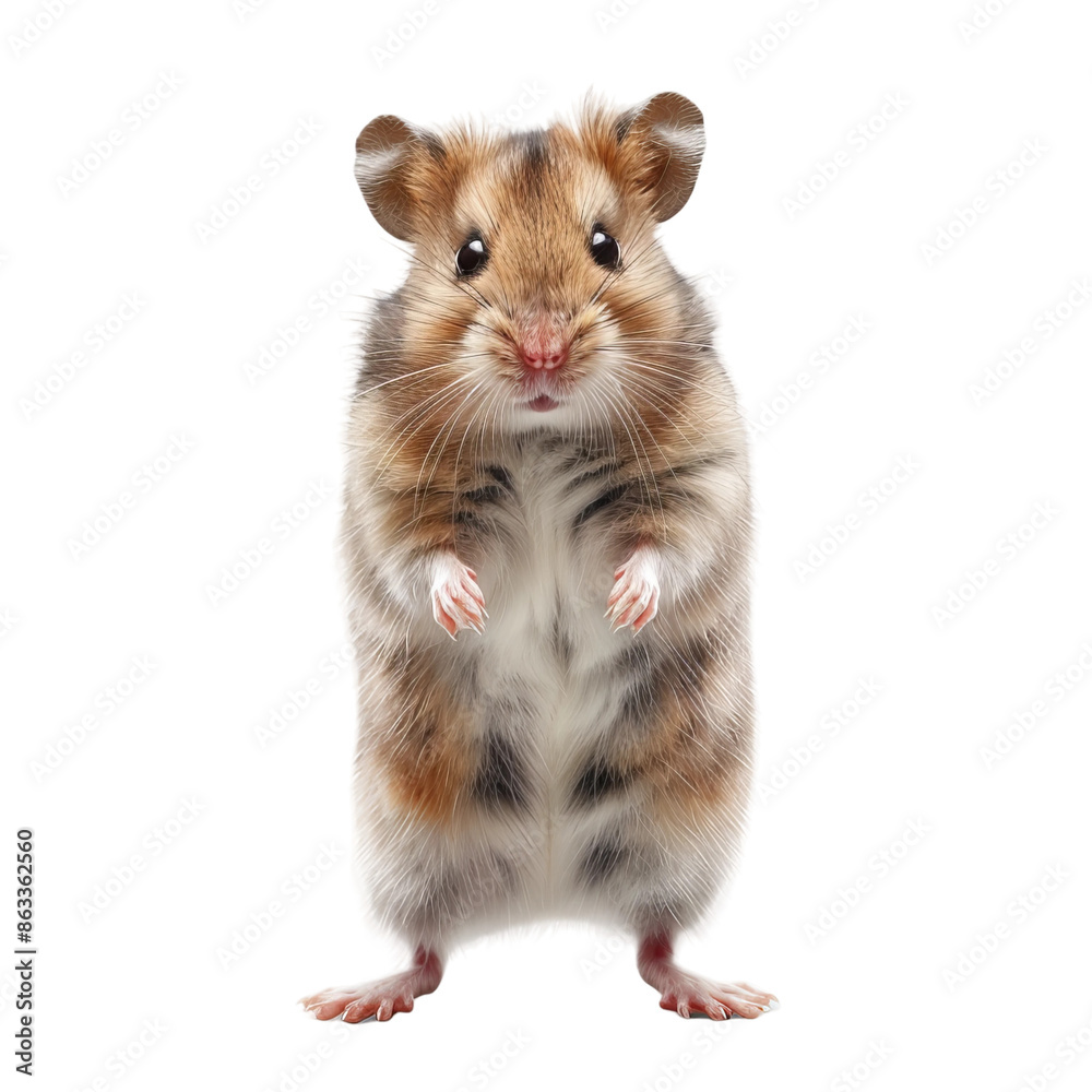 hamster on white background hamster on white background
