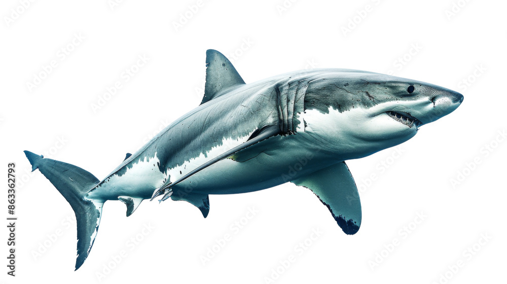 Shark on transparent background Shark on transparent background