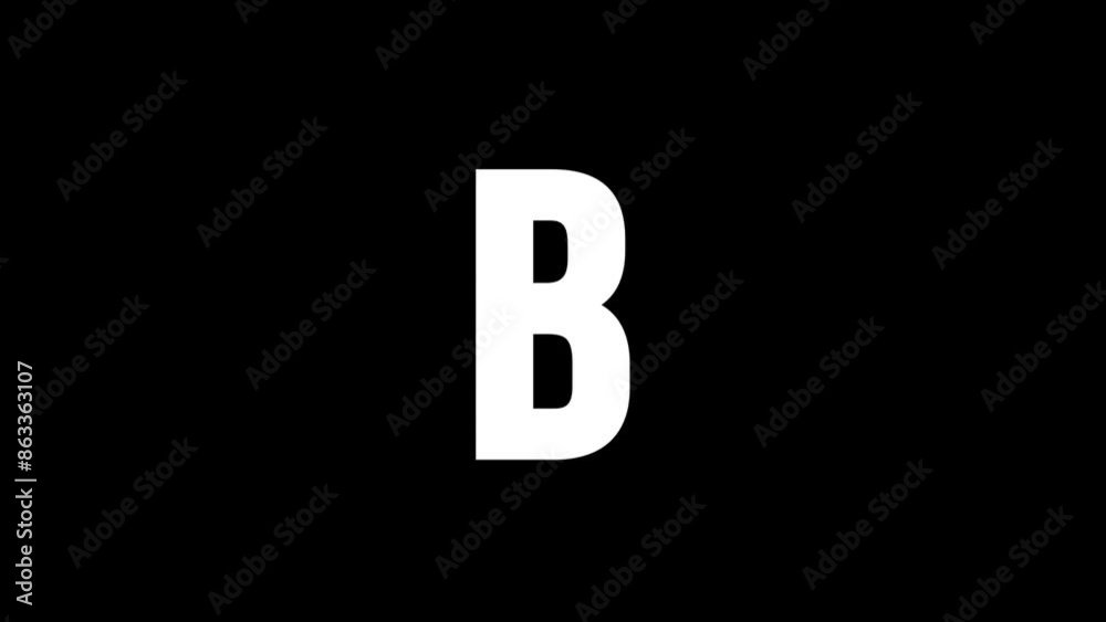Fire letter B with glitch effect and alpha channel, fire letter and alphabet Fire letter B with glitch effect and alpha channel, fire letter and alphabet