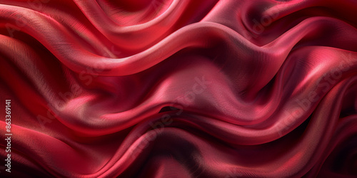 soft abstract threade silk wave desktop copy fabric up black close fold background dark drapery Red isolated black Satin wallpaper frame border clothes red decor satin BorderIsolated material shine 