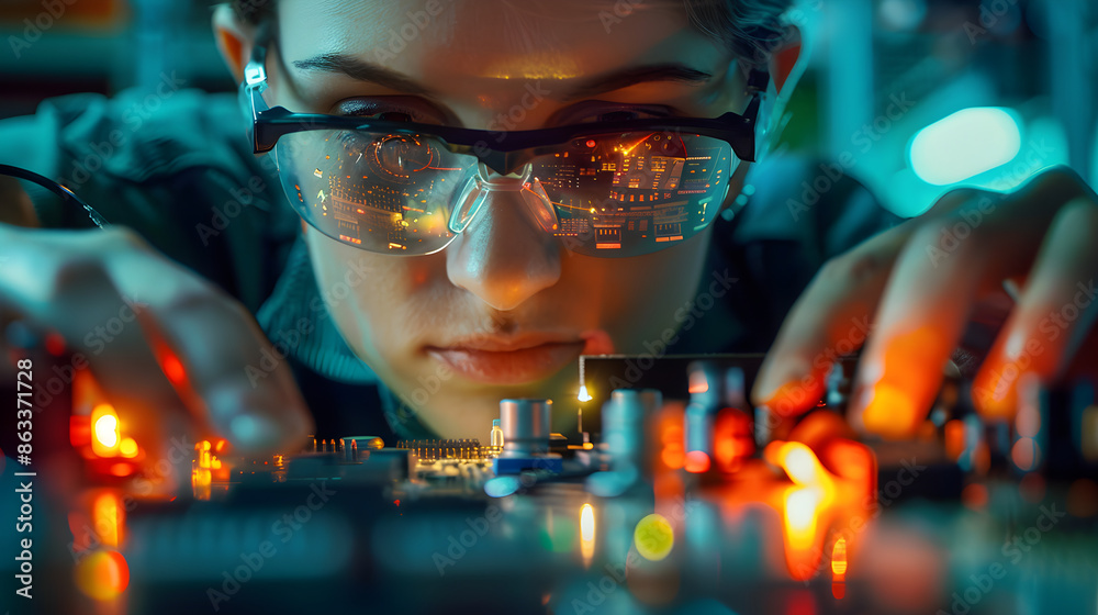 Assembling Advanced Electronics: A Professional's Precision Assembling Advanced Electronics: A Professional's Precision