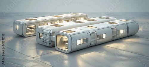 Modular hospital design facilitating rapid deployment in emergency situations thorough image investigation of adaptable hospital infrastructure in the future