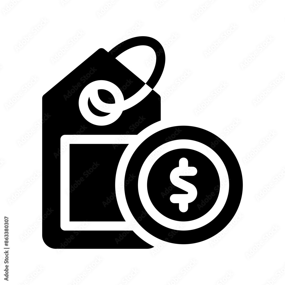 pricing glyph icon