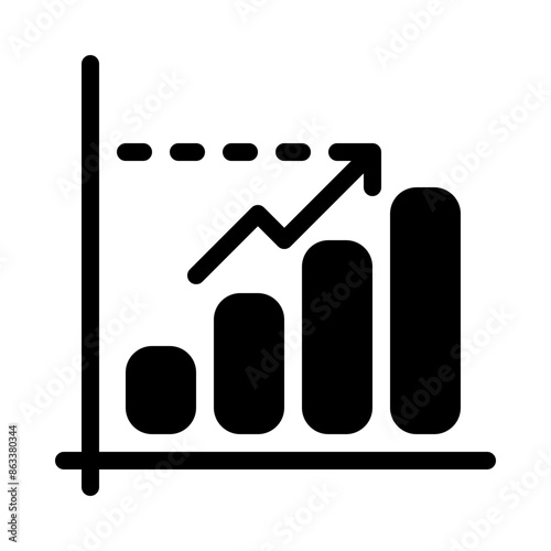 sales amount glyph icon