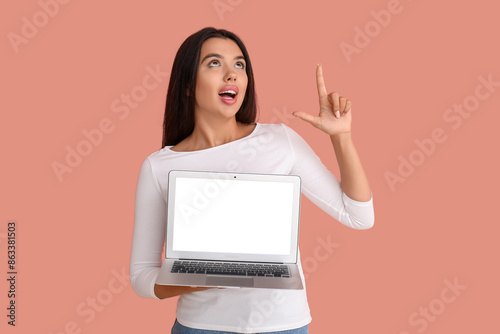 Young female programmer wit...