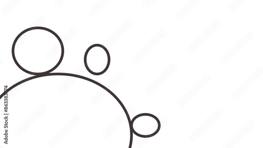 Circles appear at the bottom and side of the image. Circles appear at the bottom and side of the image.