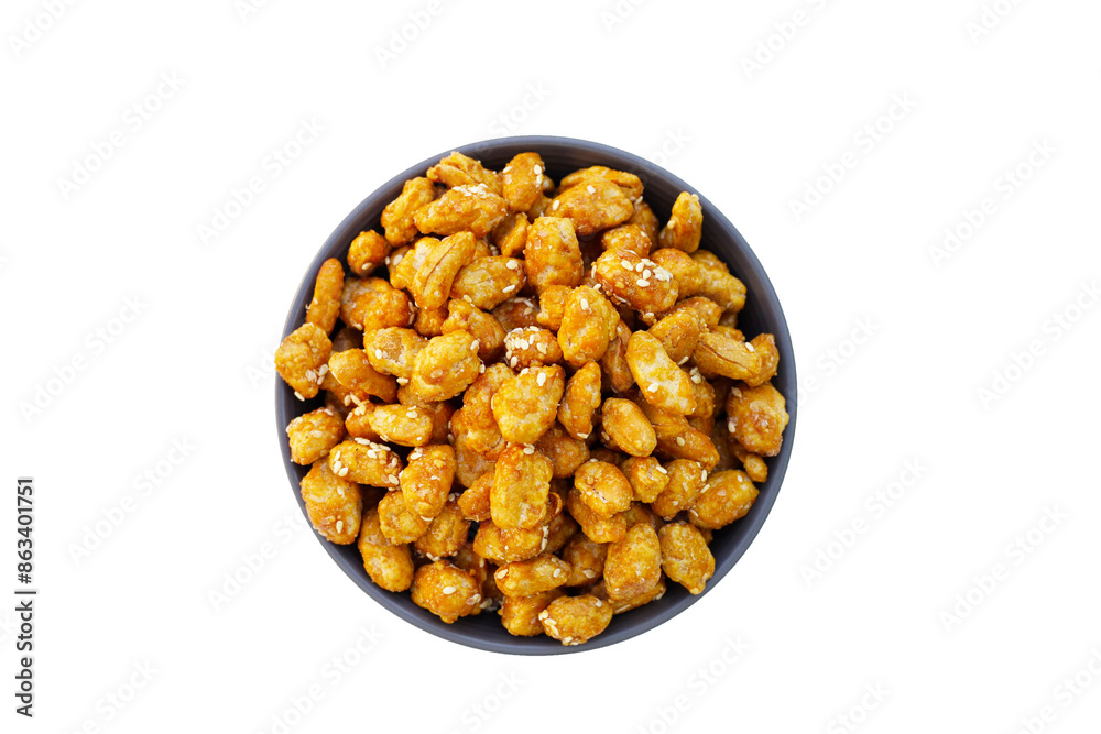 Caramelised peanuts with sesame, Candied peanuts Caramelised peanuts with sesame, Candied peanuts