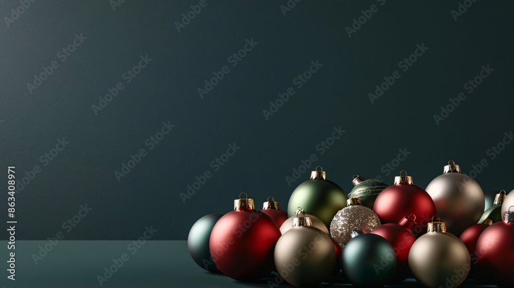 Christmas ornaments background for holiday season powerpoint presentation Christmas ornaments background for holiday season powerpoint presentation