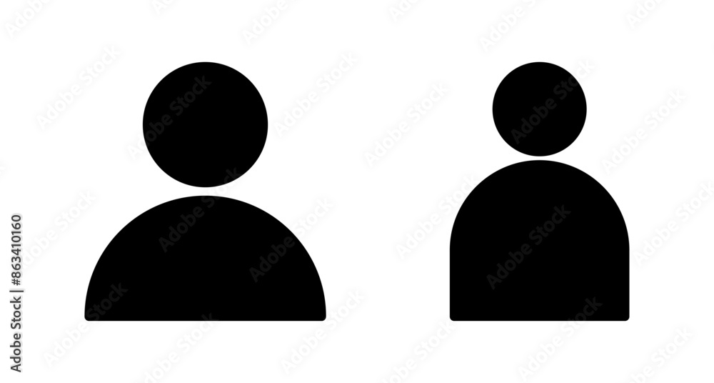 User Icon vector isolated on white background. person sign. people icon. User Icon vector isolated on white background. person sign. people icon.