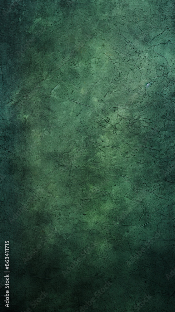 Obraz premium dark green background with grunge texture