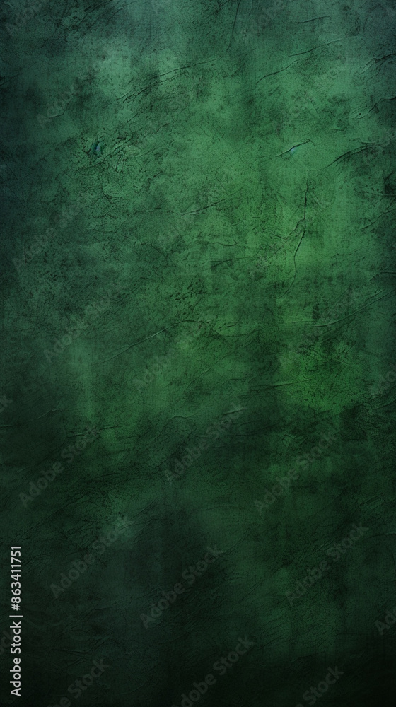 Obraz premium dark green background with grunge texture