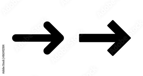 Arrow icon vector isolated on white background. Arrow symbol. Arrow vector icon