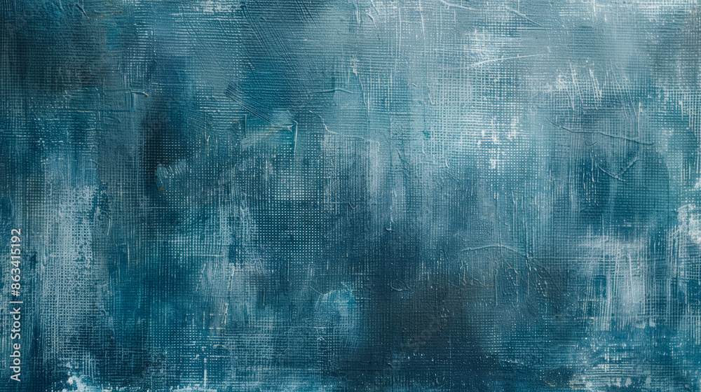 A blue and white painting with a rough texture, backdrop overlay A blue and white painting with a rough texture, backdrop overlay