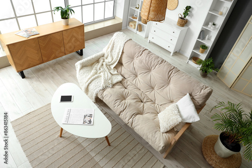 Interior of modern living r...