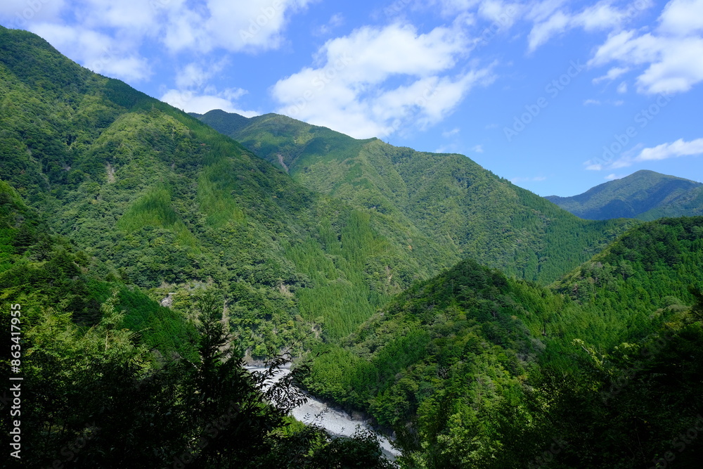 mountain river in the mountains